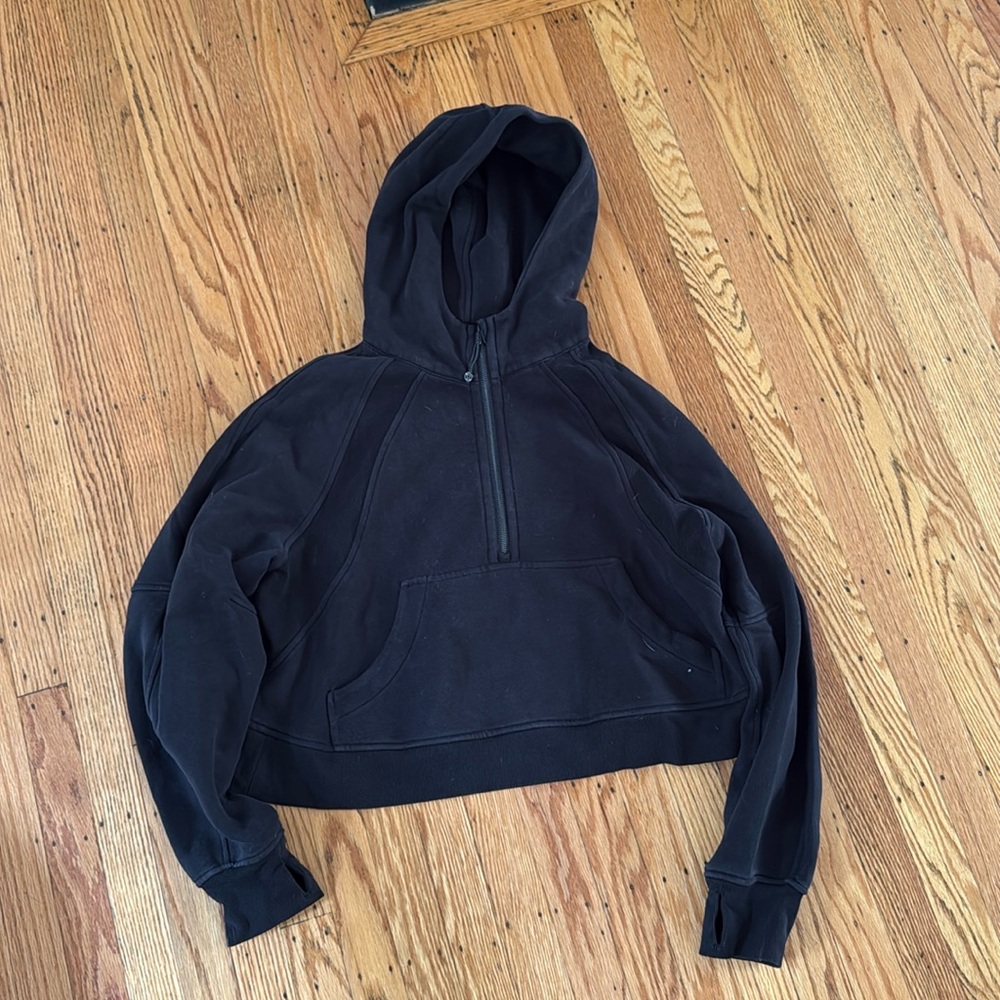 Lululemon Scuba Black Women's Hoodie Sweatshirt - Size M/L